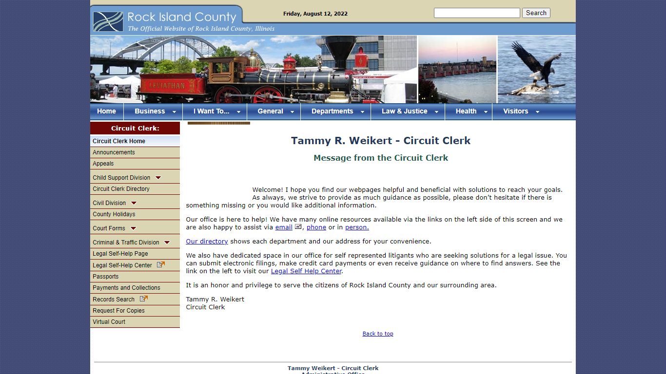 Rock Island County Circuit Clerk - Home Page